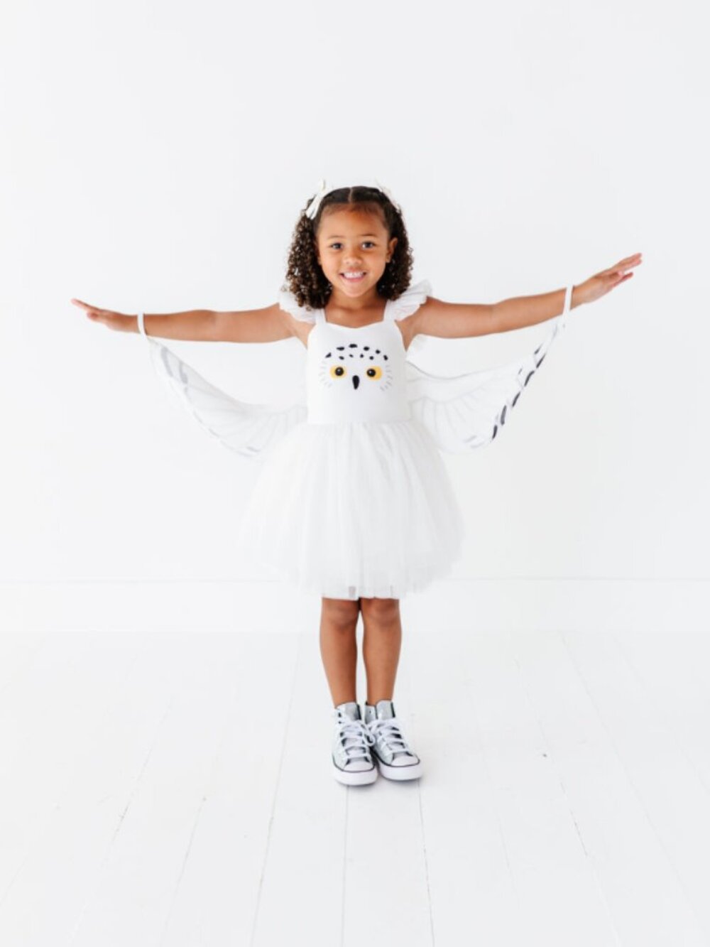 NWT Taylor Joelle x Harry Potter Wizarding World Hedwig White Owl Dress Size 14